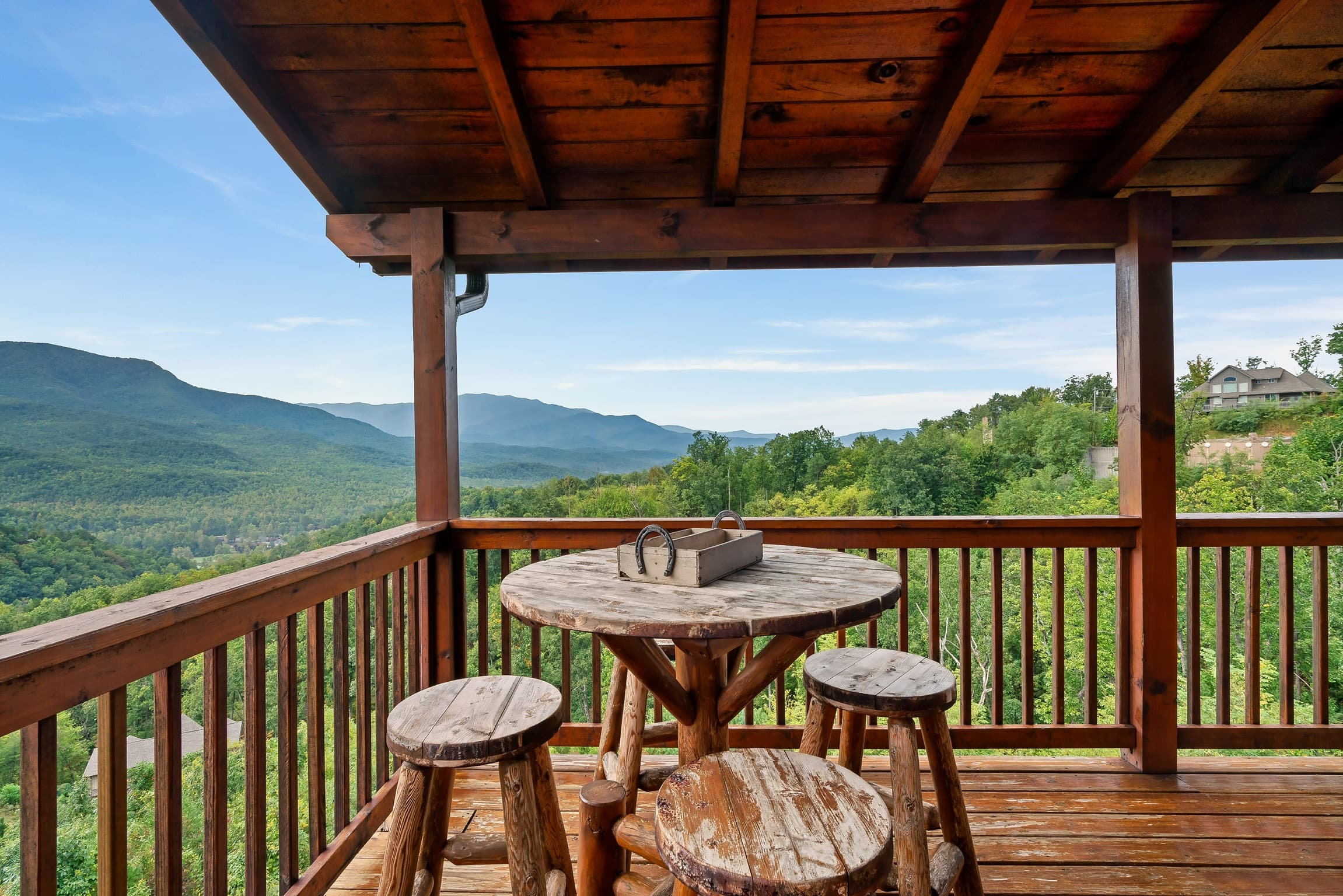 Mountain views at Cobbly Nob Resort near Gatlinburg